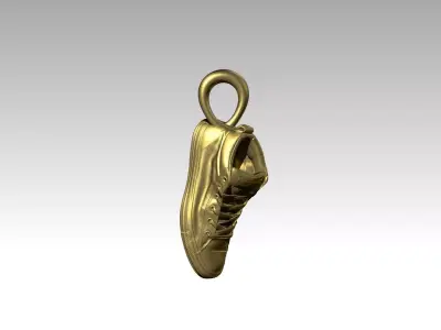 HighDetailed Converse shoes Fashion Pendant 3D print model