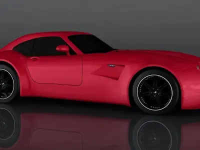 Wiesmann GT Low-poly 3D model