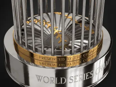 Baseball World Series Champion Trophy 3D model
