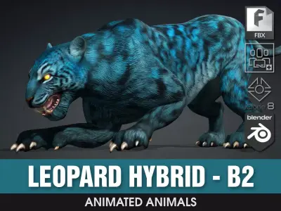 Leopard Hybrid-B2 3D model