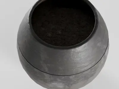 concrete vase Free 3D model