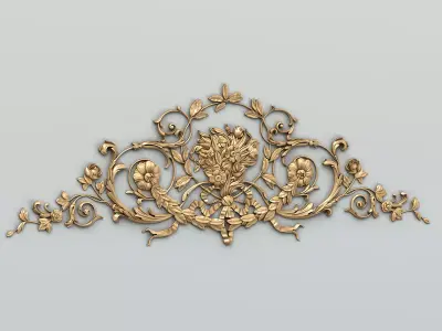 Corner decor 023 3D model