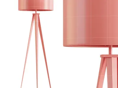 Cardone  Tripod Floor Lamp 3D model