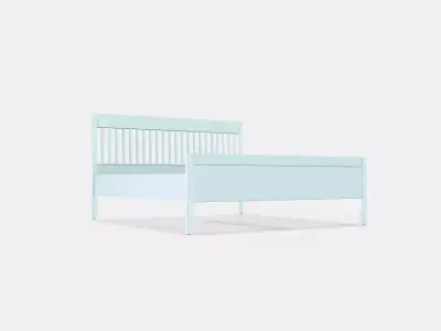 IDANAS Bed frame 19 Low-poly 3D model