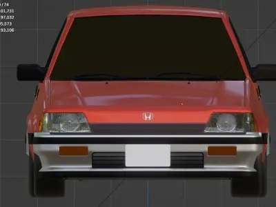 HONDA CIVIC SHUTTLE  3D model