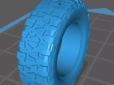 Nitto Mud Grappler Tire scale 1-10 3D print model