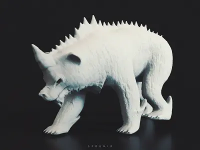 Fantastic Bear 3D model