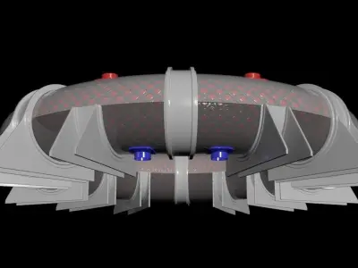 LArendsian Toroidal Serpentium Flux Motor - Generator  - Concept 3D model