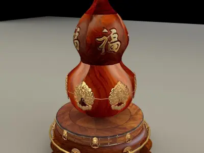 Chinese  gourd  3D model