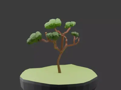 Low Poly Tree      FREE Free low-poly 3D model