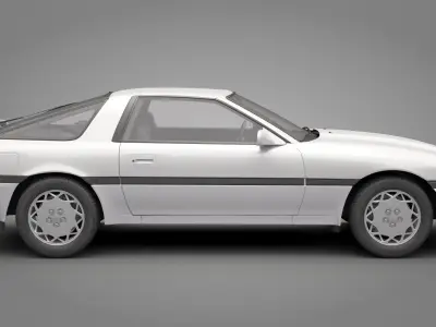 1986 Toyota Supra Liftback 3D model