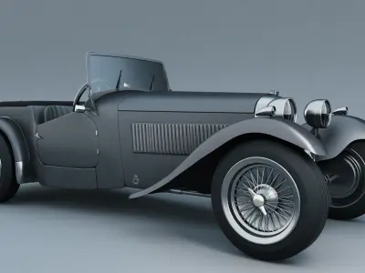 HRG Sports car 1948 3D Model 3D model