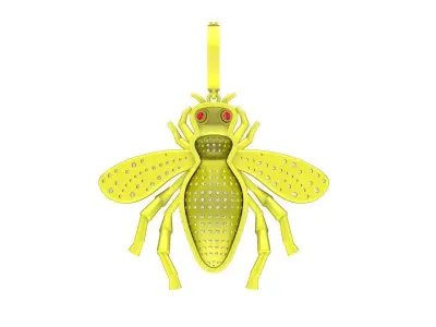 A6179 Luxury Diamond Queen Bee Pendant 3D print model