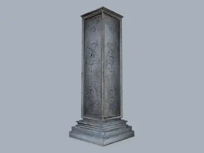monolith Low-poly 3D model