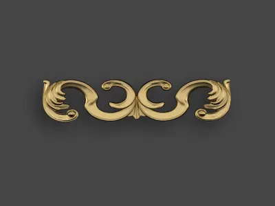 5 Borders Ornamental Pack 9 3D model