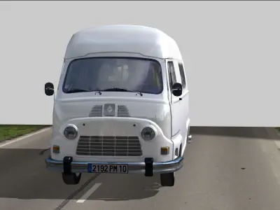 Renault Estafette High Roof Low-poly 3D model