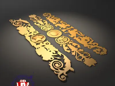 Gold decoration 3D model