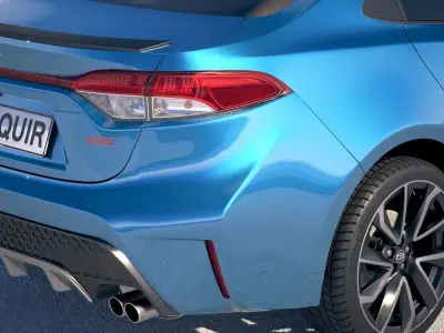 Toyota Corolla sedan regular 2020 3D model