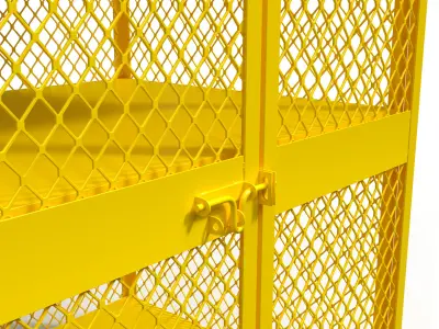 3D model of a box for a gas cylinder 3D model