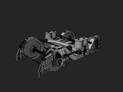 TRAIN BOGIES 3D model