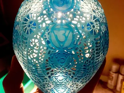 Filigree Anatomical Skull - Pre-supported STL 3D print model