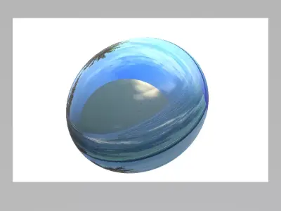 EGG BEACH PLANET Free 3D model