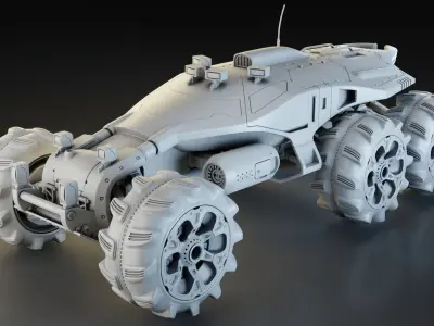 Mass effect Nd1 Nomad 3D print model