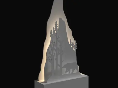 Christmas decorations Set 1 3D model