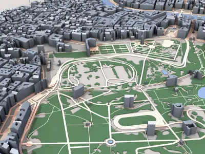 Rome City Italy  3D model