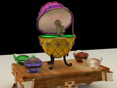 Chinese monk kid 3D model