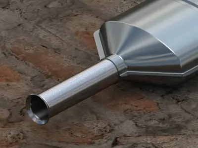 Catalytic converter 3D model