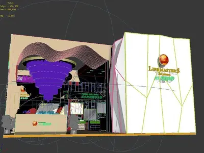 Exhibition - Area - 11X16-3DMAX2009-025 3D model