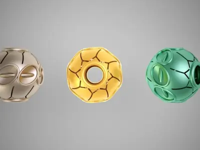 Tribal Bead 3D print model