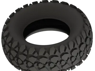 Automotive Heavy Truck Tyre 3D print model