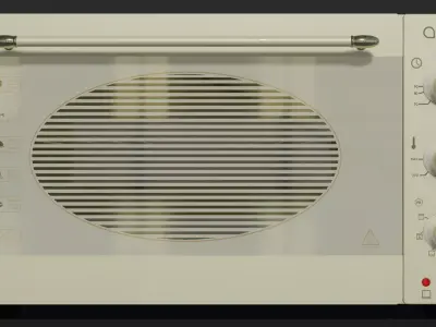 Astel retro oven high quality 3D model