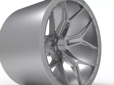 FORGELINE VV1R BEADLOCK WHEEL 3D PRINT MODEL  3D print model