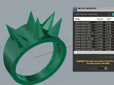 Knuckle duster Ring 3D print model