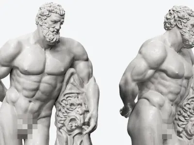 Heracles 3d Model statue of aphrodite 3D model