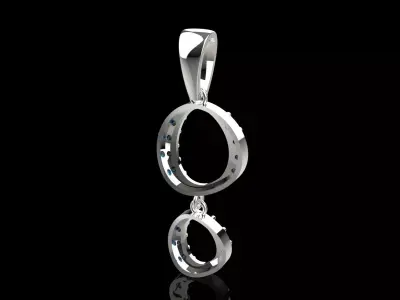 Women Pendant Chain Design Jewelry model jp0111 3D print model