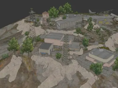 pubg spawn Island map 3D model