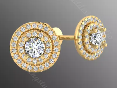 Earrings iz1 3D print model