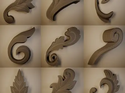 Ornament 3D Model-vol9 3D model