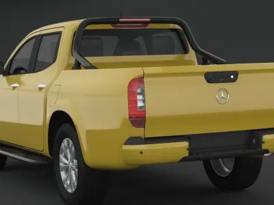 Mercedes Benz X Class Progressive 2018 3D model