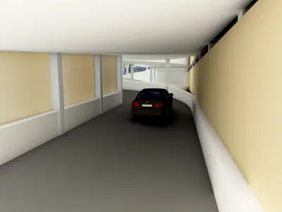 Car parking for 1256 cars of 10 floors  3D model