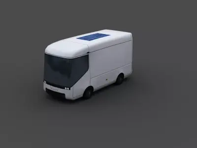 Arrival Electric Delivery Van Low-poly 3D model