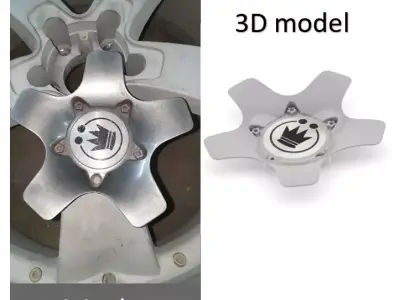 Car Wheel Cap 3D print model