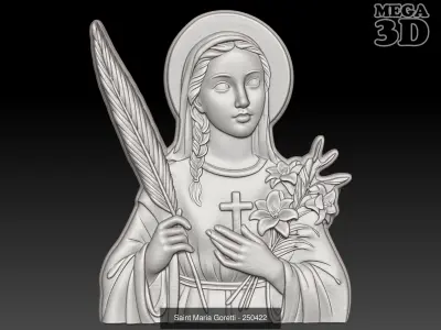 10 Holy Women Saints - 250422 3D Model Collection
