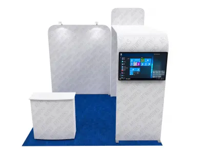 Exhibition booth 10x10ft 3DM016 3D model