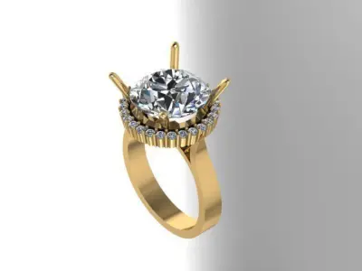 Women ring for daily use Free 3D print model