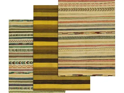 Rug Set 1944 3D model